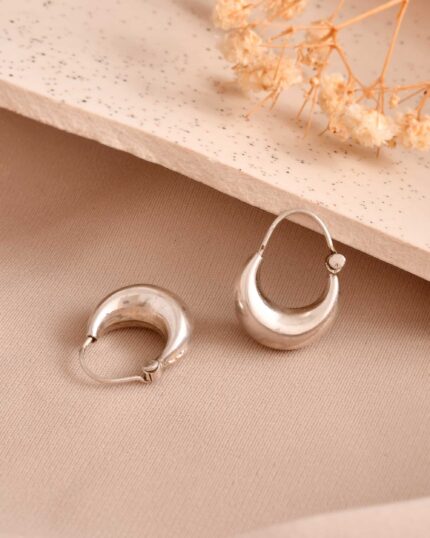 Amara Hoops Silver Small
